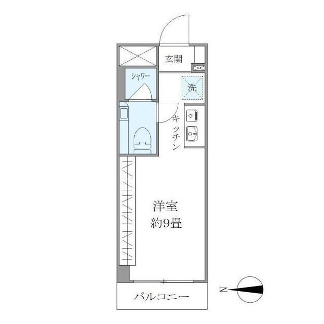ＩＳＭ平塚 703号室 間取り