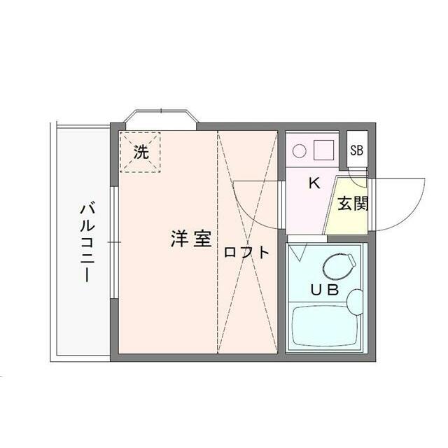 サーフ松風町 113号室 間取り