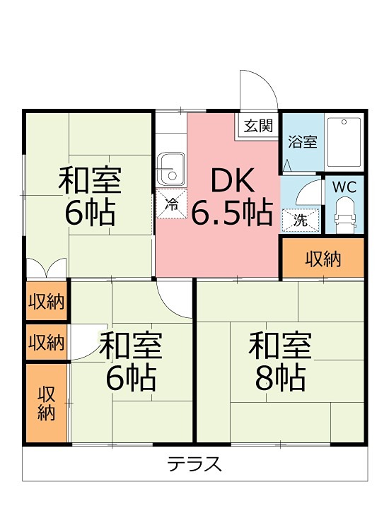 エステートピア 102号室 間取り