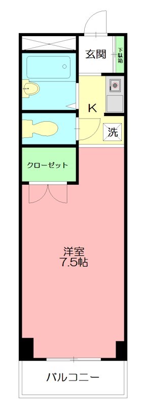 MKビル 303号室 間取り