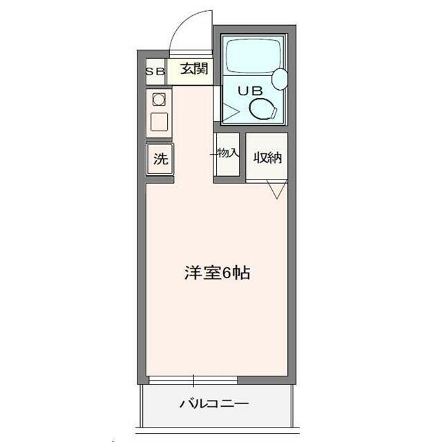 アメニティ片野 101号室 間取り