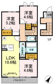マタリキ 202号室 間取り