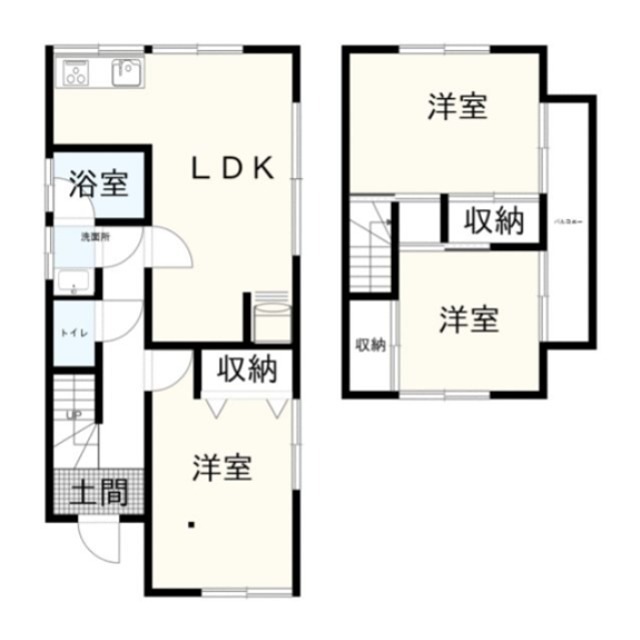 プチソレイユ妻田西 間取り