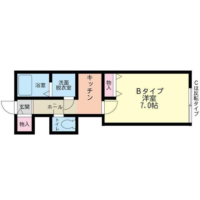 プレミール 106号室 間取り