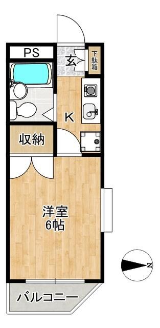 藤沢朝日町ダイカンプラザ 211号室 間取り