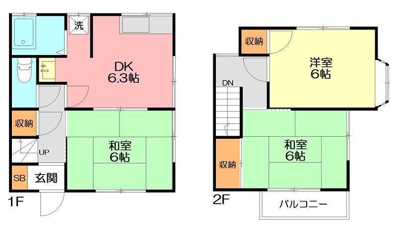 西湘タカタハイツパート2 間取り