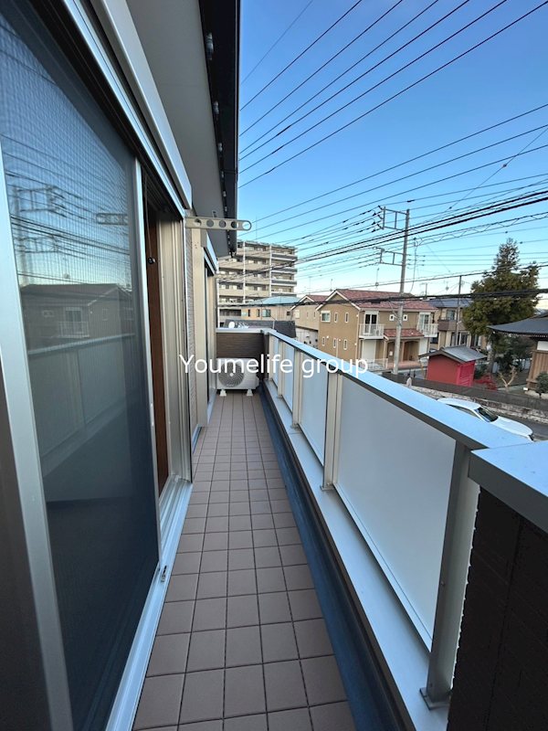 コンフォート辰己C館 ベランダ