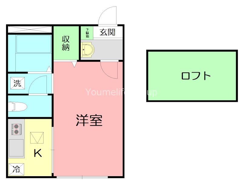 ガラージュ湘南 203号室 間取り
