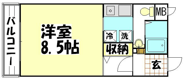 グランプレシア  404号室 間取り