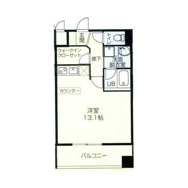 オパールマンション 805号室 間取り