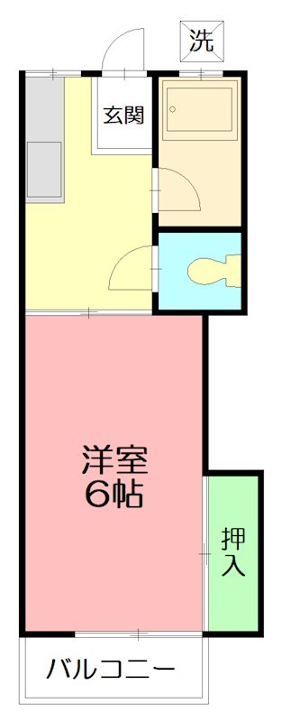 ヴィラ・ビアンカ 107号室 間取り