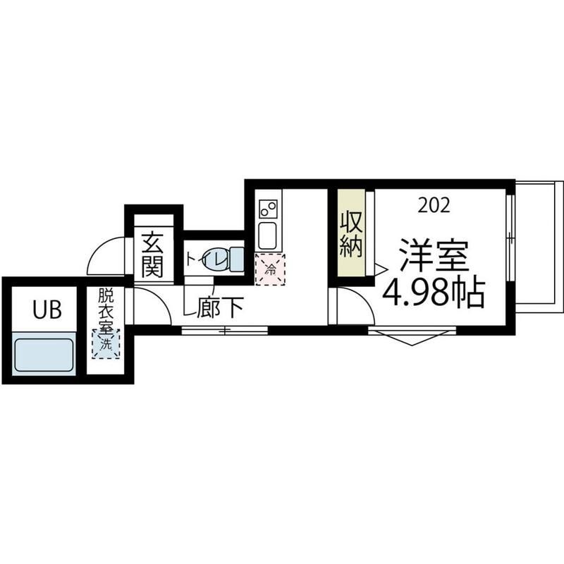 LILT Vent arri’ere 秦野 202号室 間取り