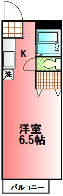 レスポワールＤ 104号室 間取り