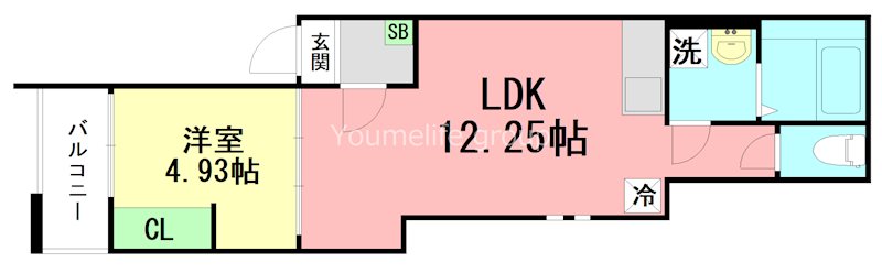 GRADUS辻堂 101号室 間取り