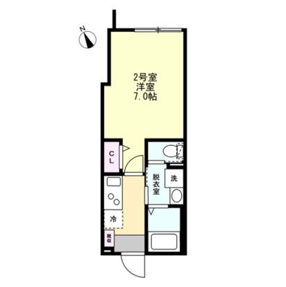 ベイルーム藤沢善行 202号室 間取り