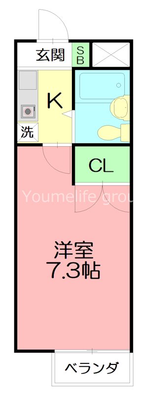 マイメゾン愛甲石田 203号室 間取り