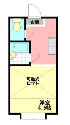 ラヴェンナ 108号室 間取り
