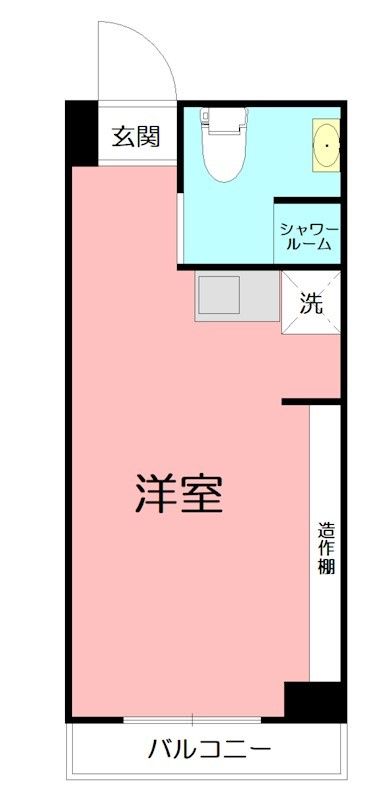 茅ヶ崎シーサイドパレス 210号室 間取り