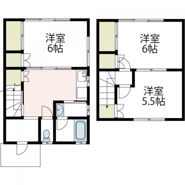 コーポユズＢ棟 101号室 間取り