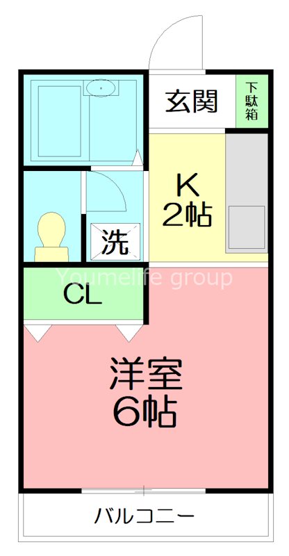 エスポワール 103号室 間取り