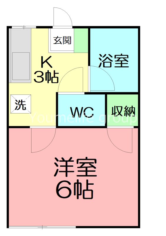 ファイブ鶴巻 203号室 間取り