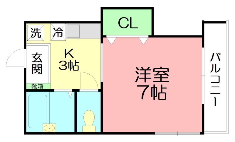 ウィンディ笹尾Ⅲ 101号室 間取り