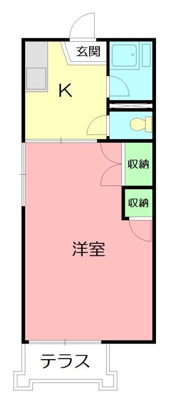 コーポ俊洋 207号室 間取り
