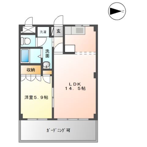 エクレセンスミナミ 間取り