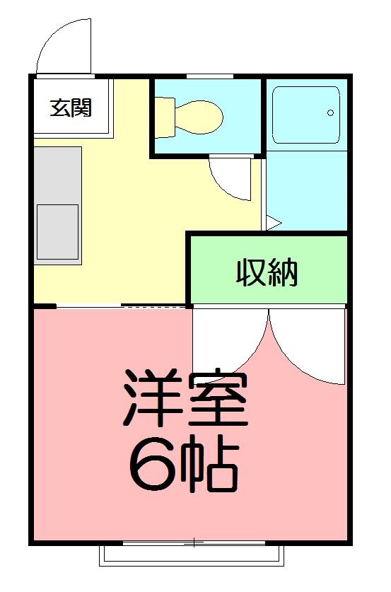 エクセル湘南Ａ 203号室 間取り