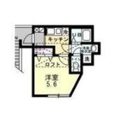 Berghaus Shonan Tsujido 104号室 間取り