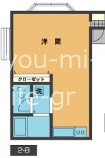 コーポむらかみ 2B号室 間取り