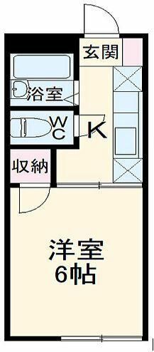 クロノス真田 101号室 間取り