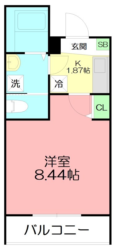 ＧＲＡＤＵＳ桜台 302号室 間取り