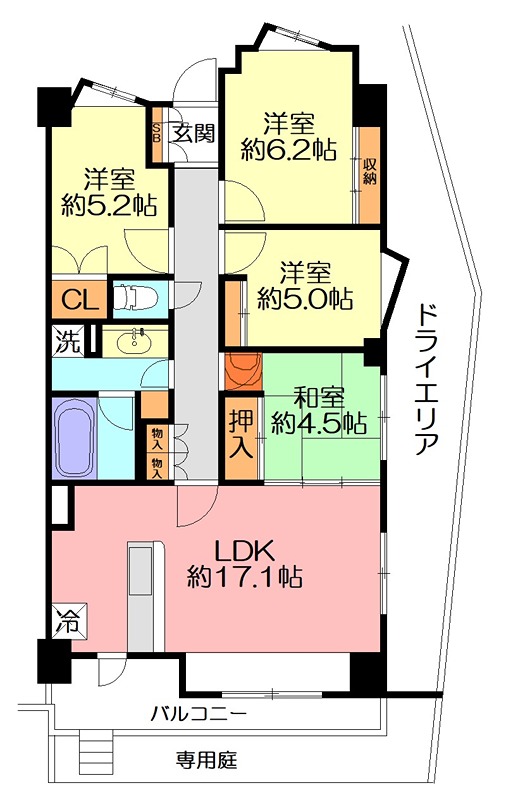 グランシャルム小田原城山 間取り
