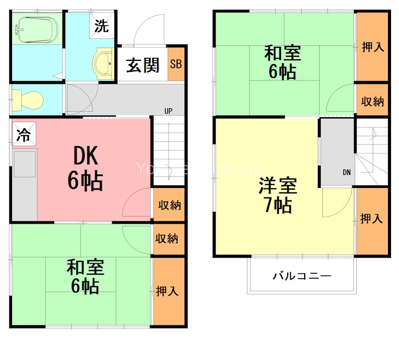 テラスハウスオーキッド２ 間取り