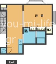コーポむらかみ 2A号室 間取り