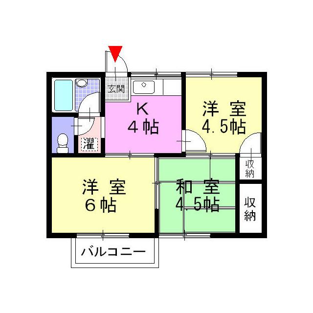 パレス西延沢 間取り