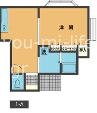 コーポむらかみ 1A号室 間取り