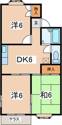 バードハイムⅠ 間取り