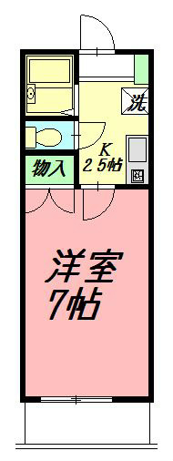 メゾン鵠沼石上 202号室 間取り