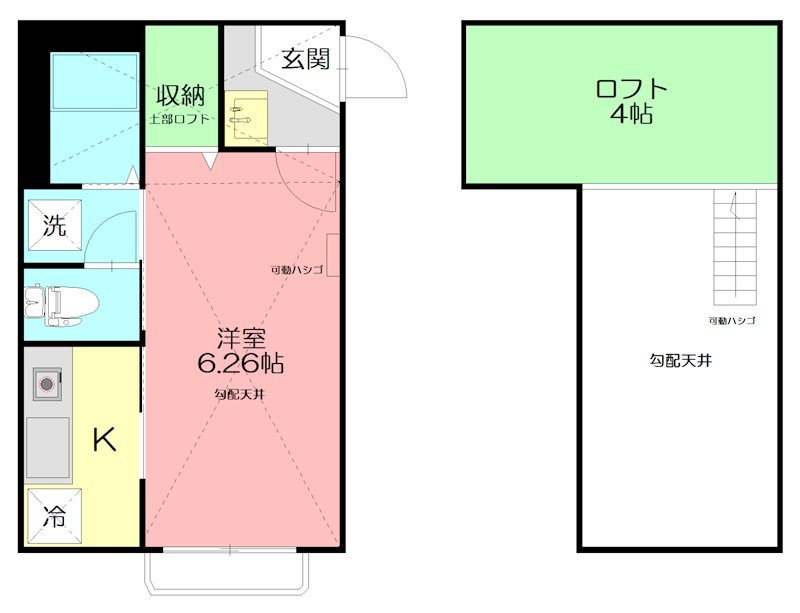 ガラージュ湘南 208号室 間取り