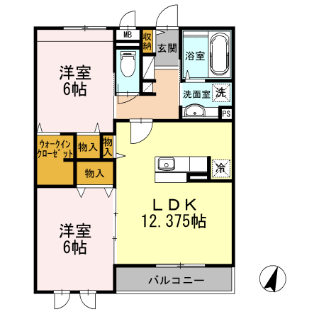 ハイレジデンス 302号室 間取り