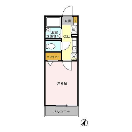 学遊館 105号室 間取り