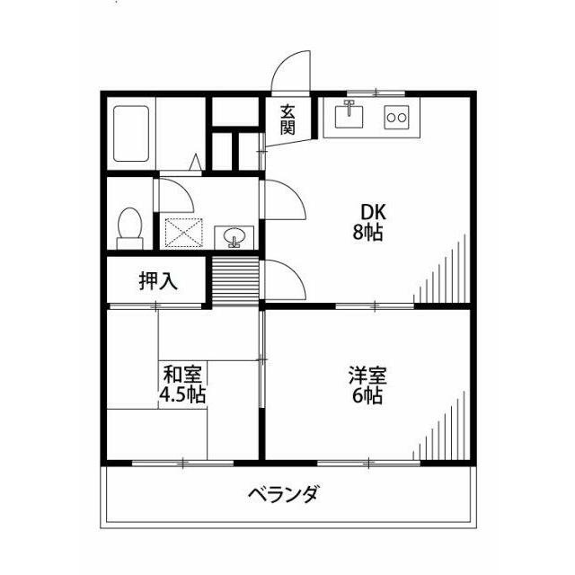 フォーリスト２１ 306号室 間取り