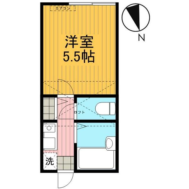 ラヴィー藤沢 202号室 間取り