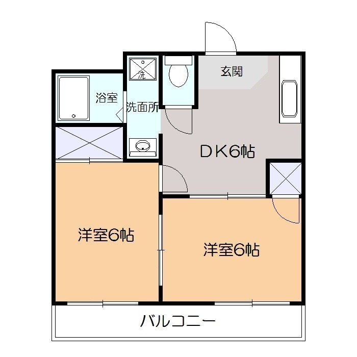 シティハイム高橋 301号室 間取り