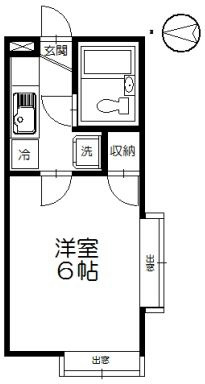 小和田ハウス 201号室 間取り