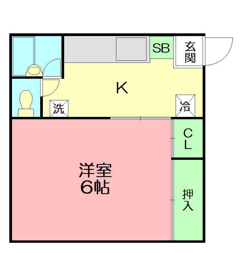メゾン・ド・ソレイユ 101号室 間取り