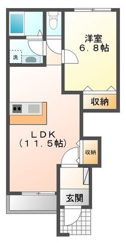 駒形ヒルズ 101号室 間取り