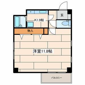 野桜 202号室 間取り